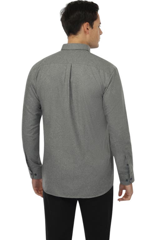 Vustra Coastal Slate Button-down Shirt In Grey
