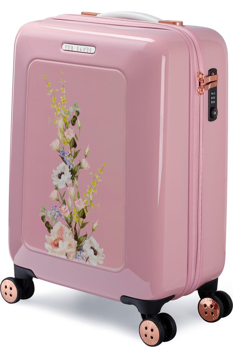 Ted Baker London Small Elegant Print 21-Inch Spinner Carry-On, Alternate, color,