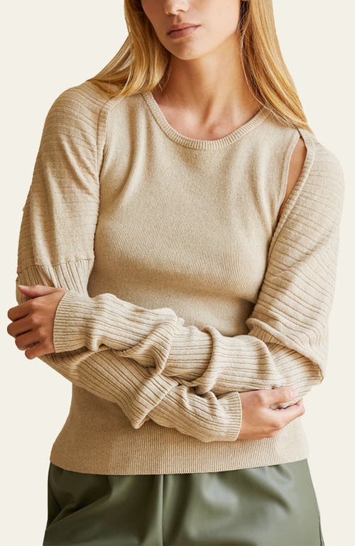 CRESCENT CRESCENT TWO PIECE BOLERO SET KNIT TOP