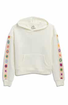 Miken Swim Kids' Crochet Trim Hoodie