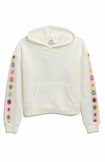 Miken Swim Kids' Crochet Trim Hoodie