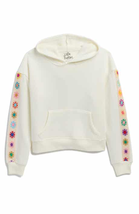 Miken Swim Kids' Crochet Trim Hoodie