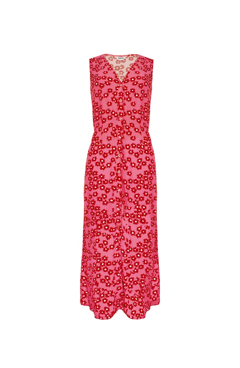 Ro&Zo Button Front Dress, Alternate, color, 