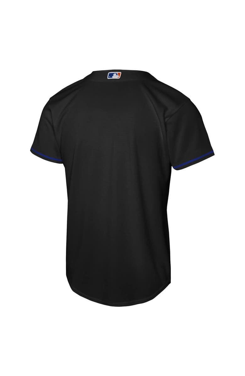 Nike Youth Nike  Black New York Mets Alternate Replica 2.0 Jersey, Alternate, color, 