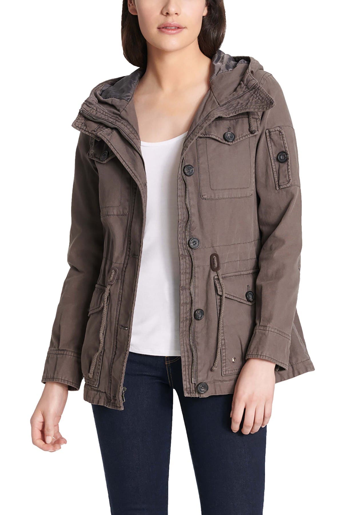 Levi's® Hooded Military Jacket