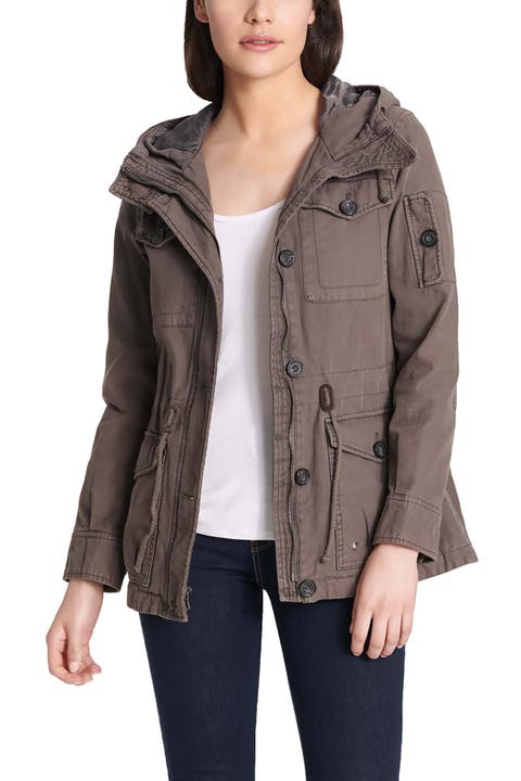 Hooded Military Jacket
