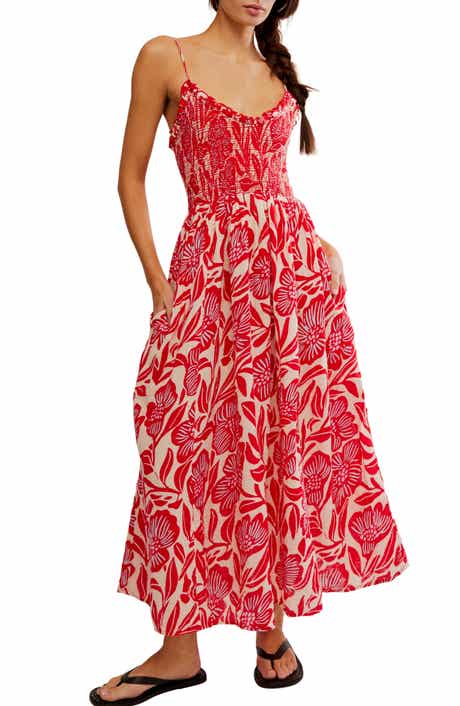 Free People Sweet Nothings Floral Print Sleeveless Maxi Sundress