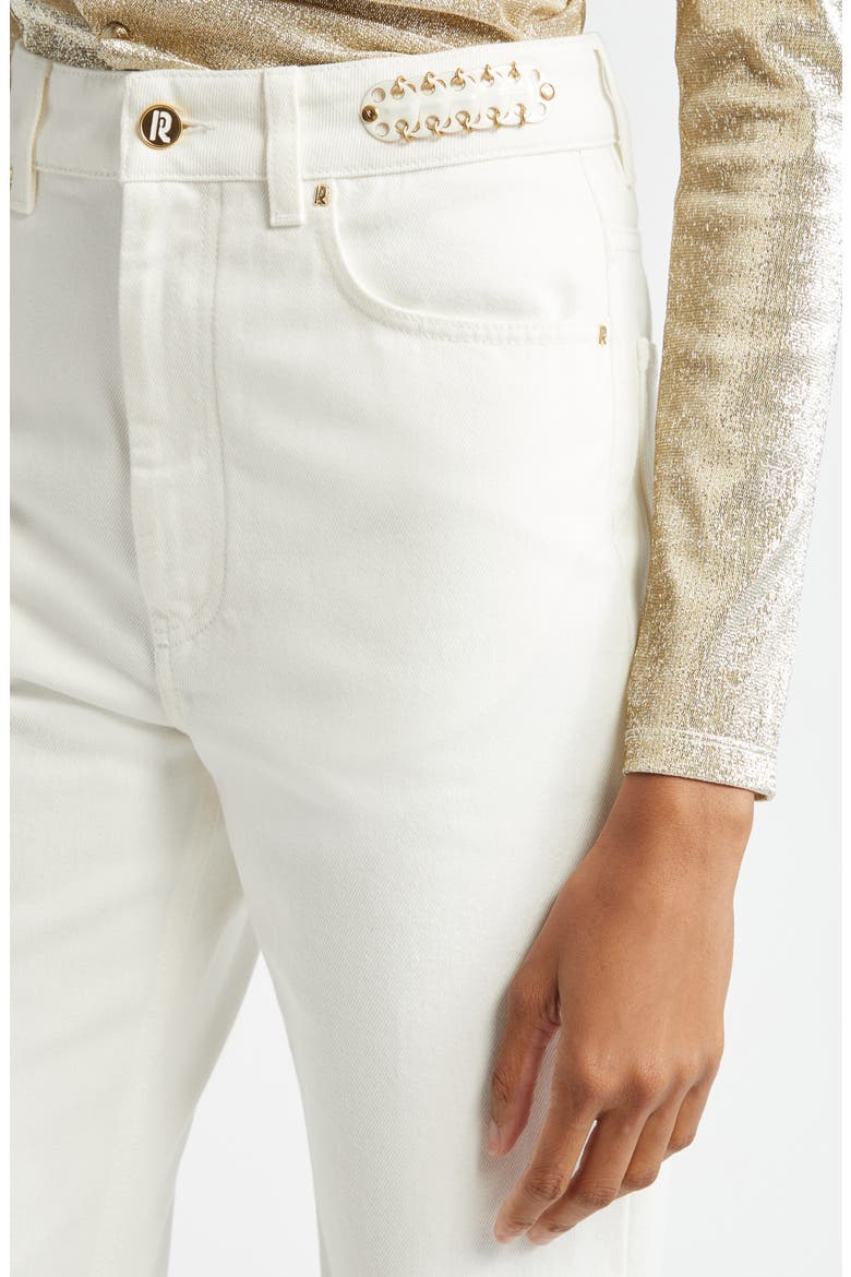 1969 Signature Discs High Waist Wide Leg Jeans, Alternate, color, OFF WHITE DENIM