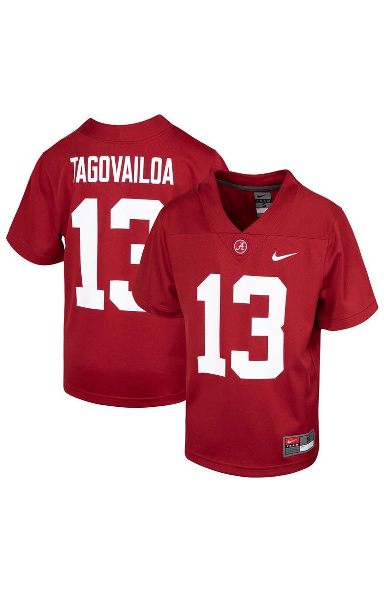 Nike Youth Nike Tua Tagovailoa Crimson Alabama Crimson Tide 2020 NFL Draft Replica Jersey, Alternate, color, 