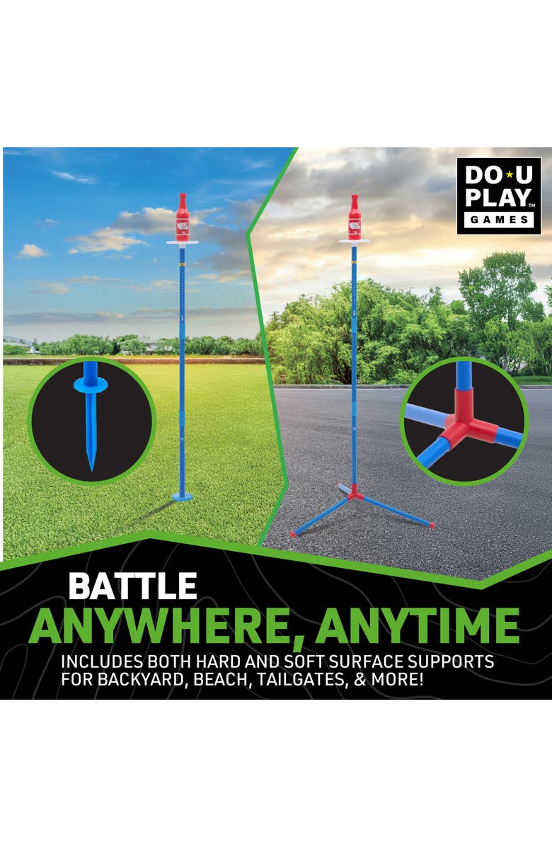Do-U-Play Disc Duel Throwing Game, Tailgating Lawn Backyard Activity, Family, Alternate, color, Multicolored