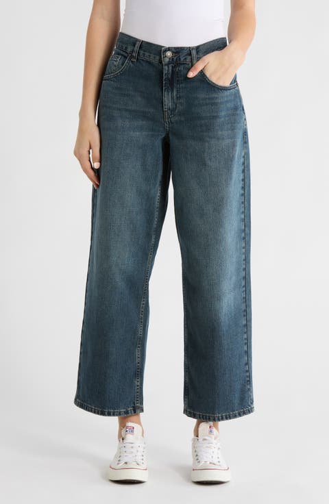 Cinch Low Rise Wide Leg Jeans