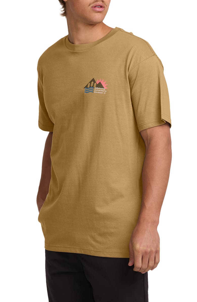 Billabong Ridgeline Adventure Division Organic Cotton Graphic T-Shirt, Alternate, color,