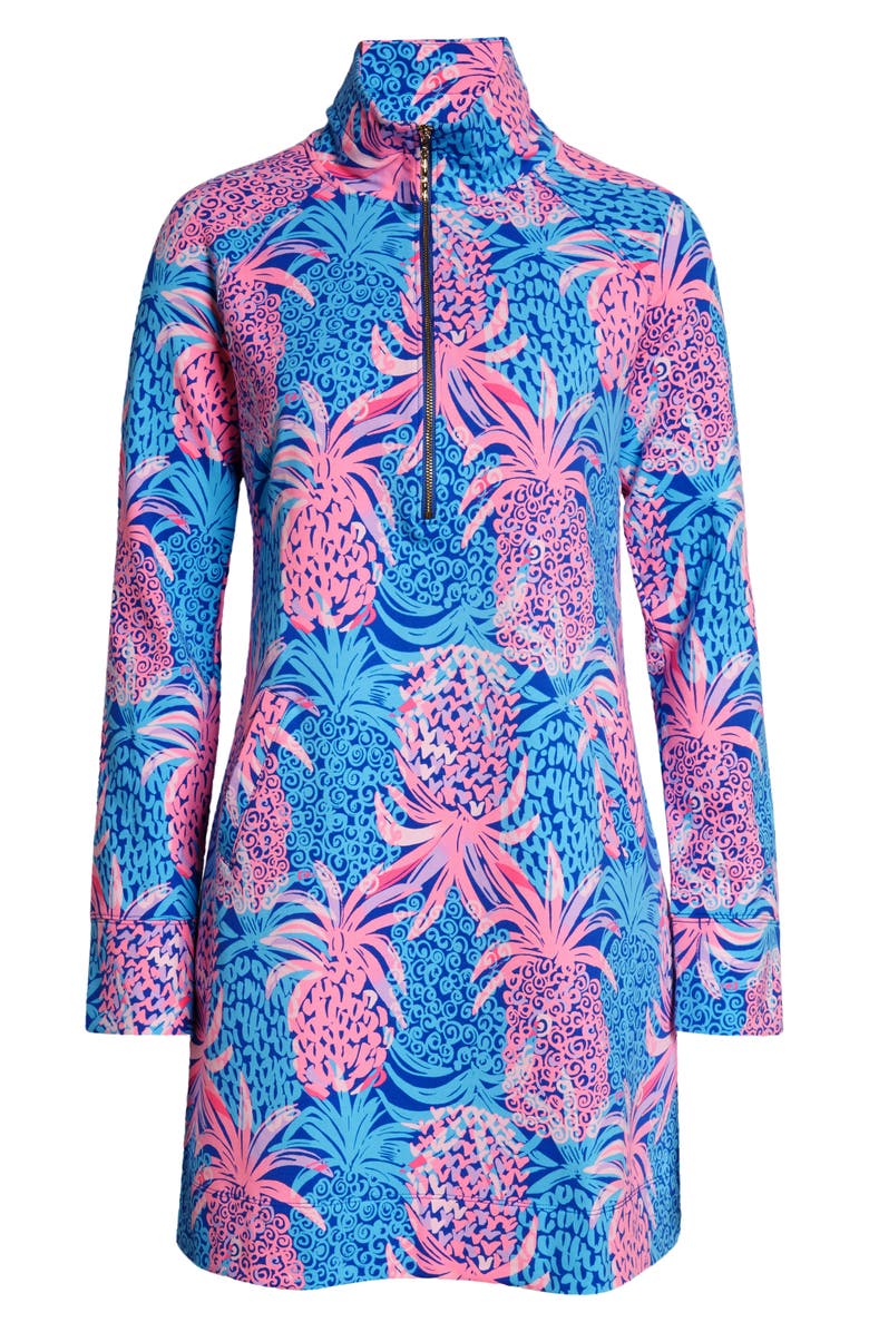 Lilly Pulitzer<sup>®</sup> Skipper UPF 50 Long Sleeve Knit Shift Dress, Alternate, color,