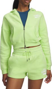 Under Armour Icon Fleece Crop Hoodie