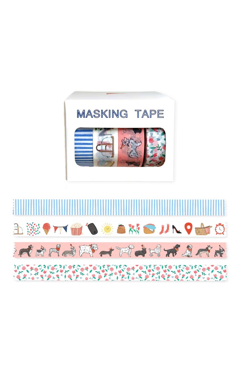 Ramus & Co Pink Everyday Masking Tape - 4ct Rolls, Assorted, Main, color,