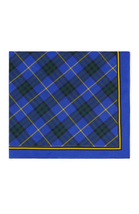 Check Cotton Scarf