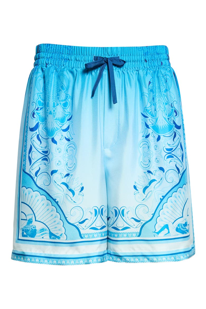 Egyptian Rug Silk Shorts, Main, color, SILK TWILL
