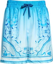 Casablanca Egyptian Rug Silk Shorts