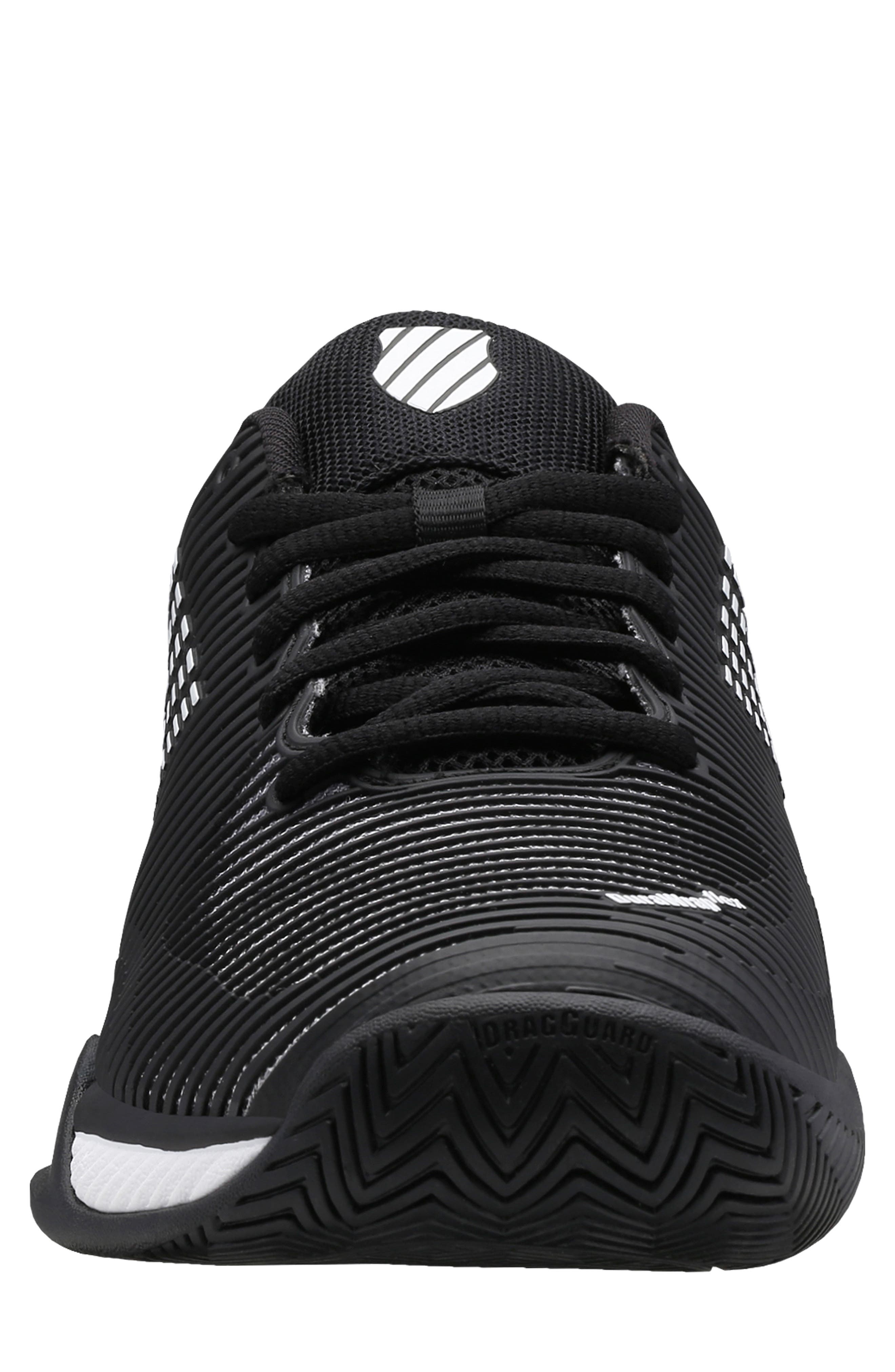 K-Swiss Hypercourt Express 2 Tennis Shoe, Alternate, color, Black/ White/ High-Rise