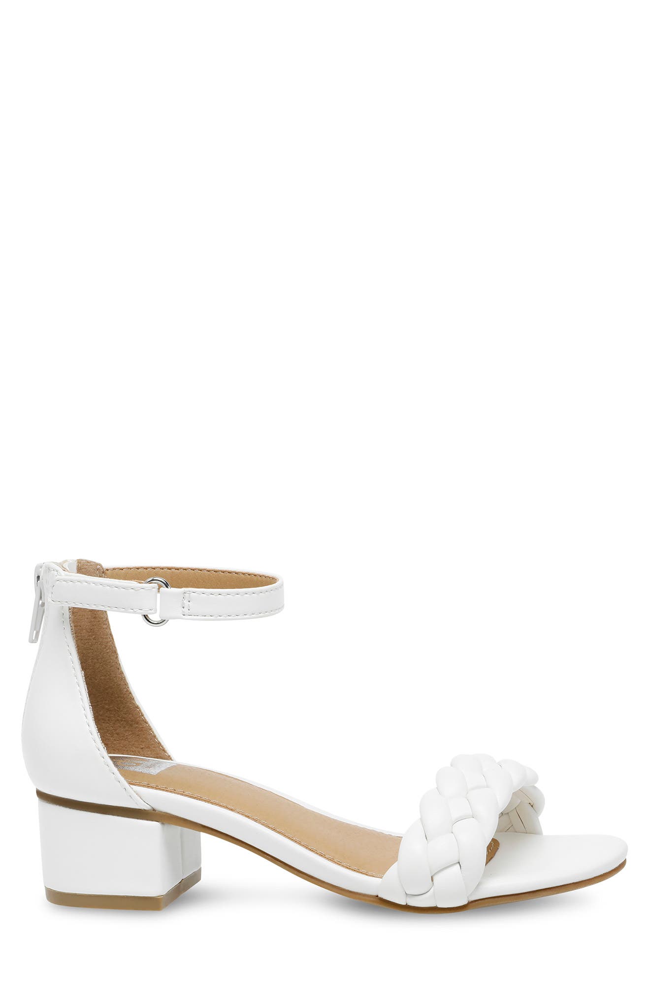 DV by Dolce Vita DV Dolce Vita Braided Strap Ankle Strap Sandal, Alternate, color, White
