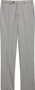 Zanella Parker Classic Wool Sharkskin Dress Pants