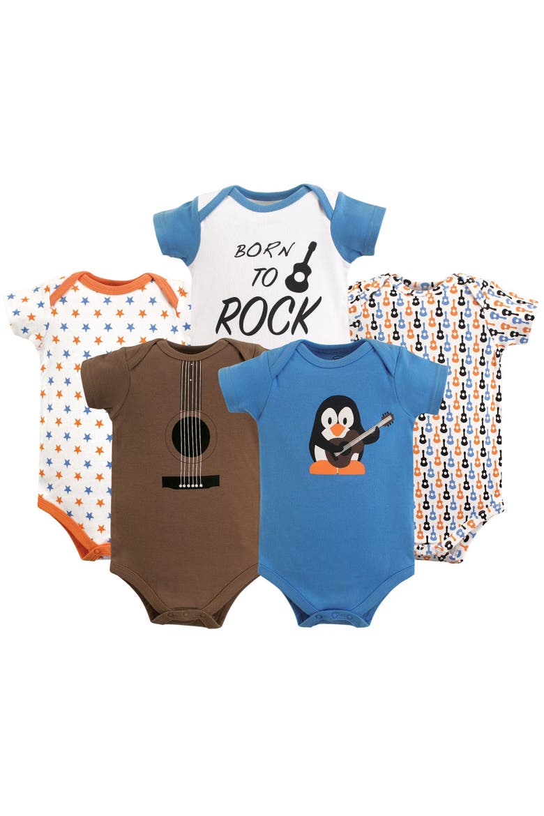 Essential 5-Piece Bodysuit Set, Main, color, Rock