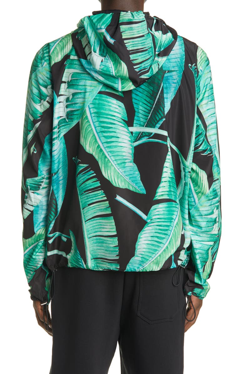 AMIRI Banana Leaves Hooded Jacket, Alternate, color, 