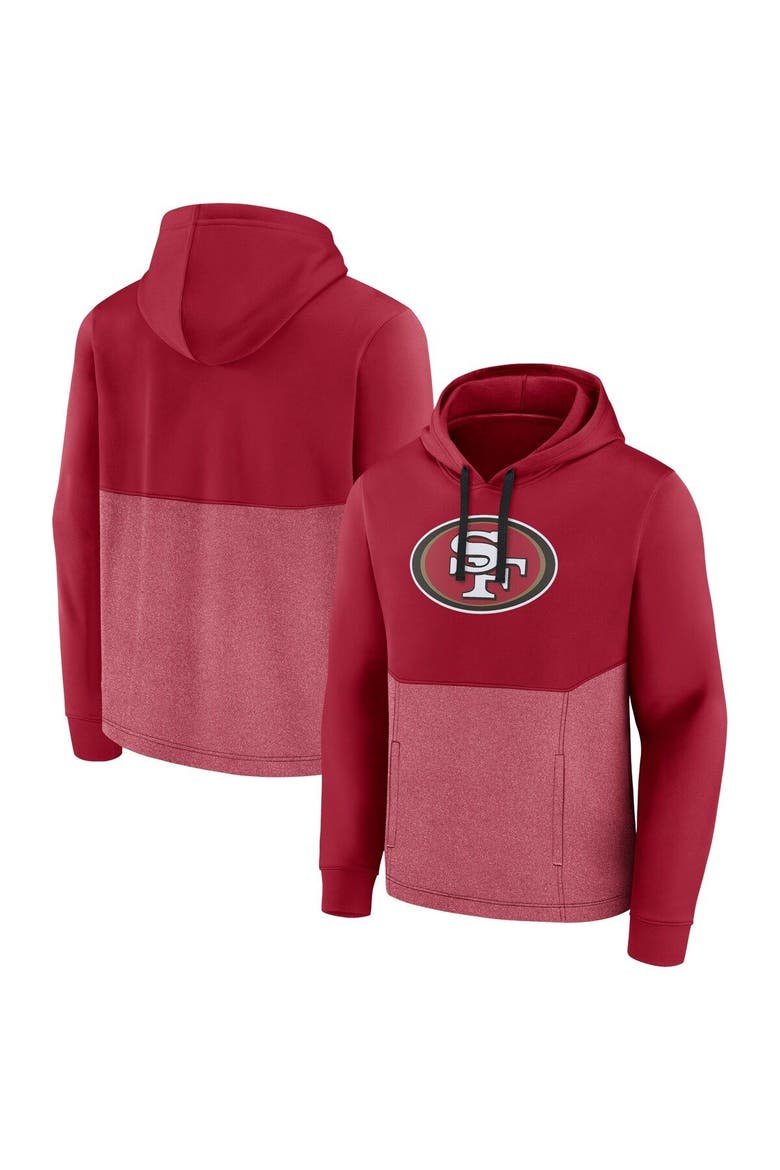 Men's Fanatics Branded Scarlet San Francisco 49ers Winter Camp Pullover Hoodie, Main, color, Scarlet