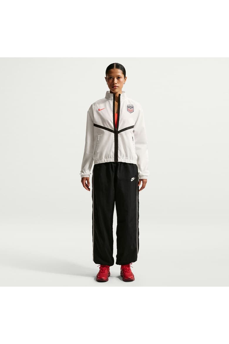 Women's Nike White USMNT 2026 Anthem Dri-FIT Full-Zip Jacket, Alternate, color, White