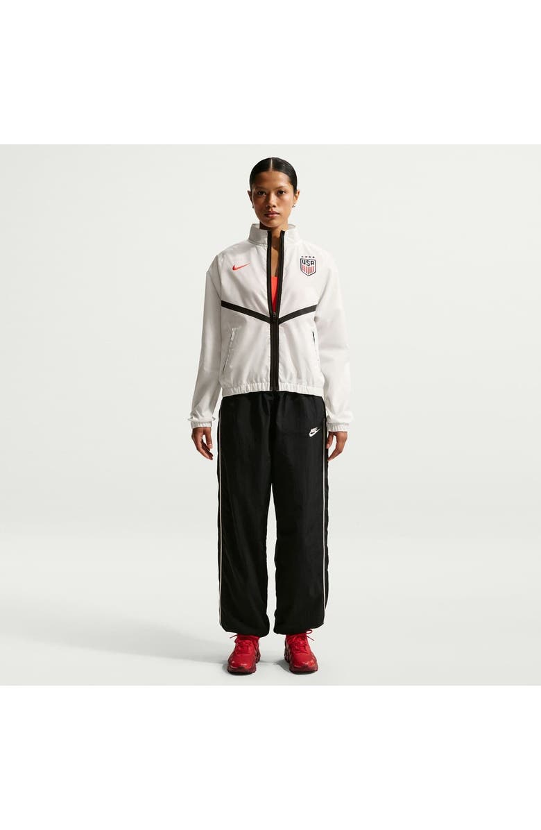Nike Women's Nike White USMNT 2026 Anthem Dri-FIT Full-Zip Jacket, Alternate, color, White