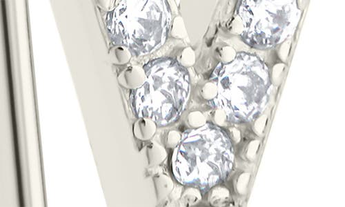 Sterling Forever Janine Cubic Zirconia Geometric Threader Earrings