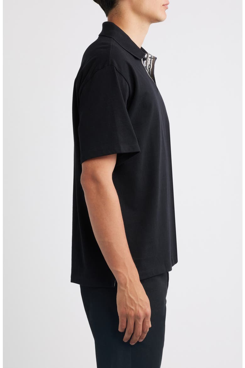 Anton Cotton Polo, Alternate, color, BLACK