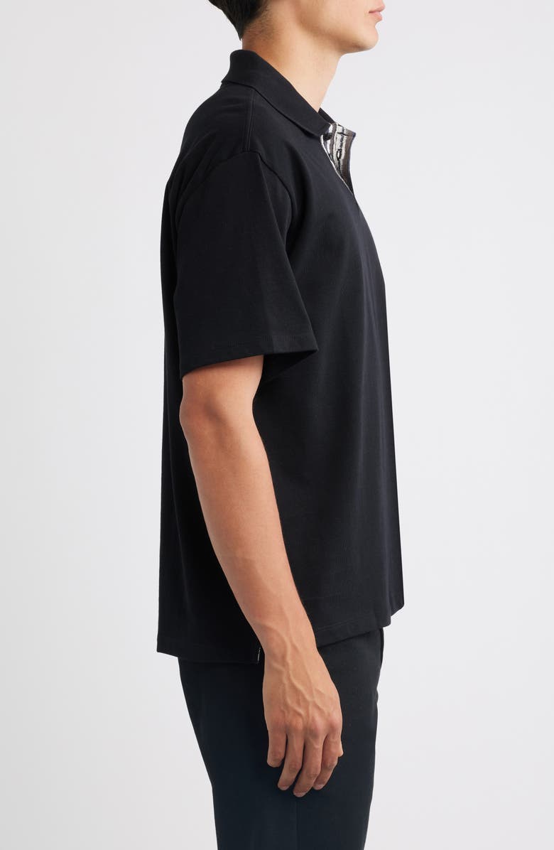 Brixton Anton Cotton Polo, Alternate, color, Black