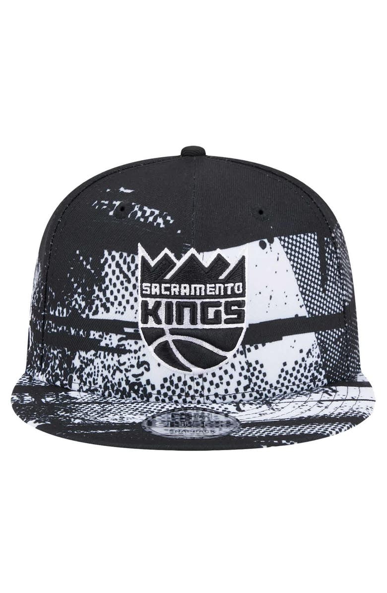 New Era Black Sacramento Kings Tip-Off 9FIFTY Snapback Hat, Alternate, color, 