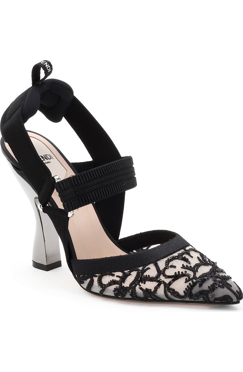 Fendi Colibri Slingback Pump, Main, color,