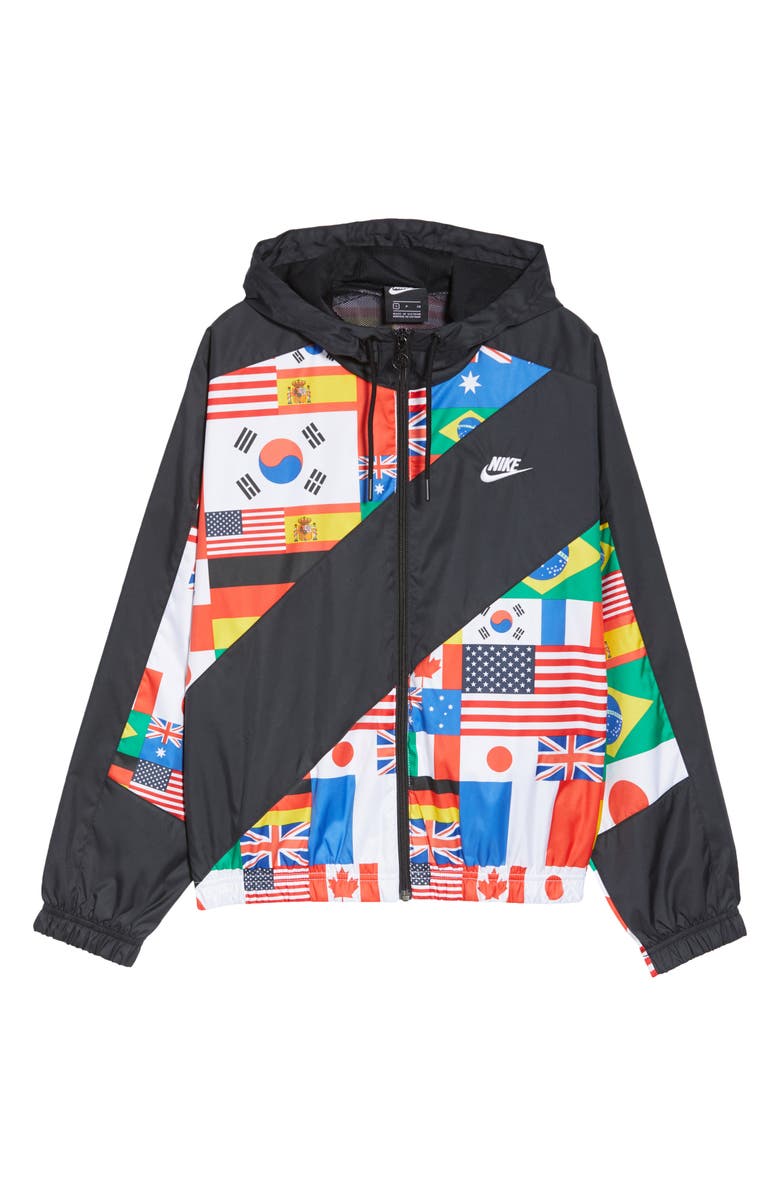 Nike Hooded Woven Jacket, Alternate, color, 