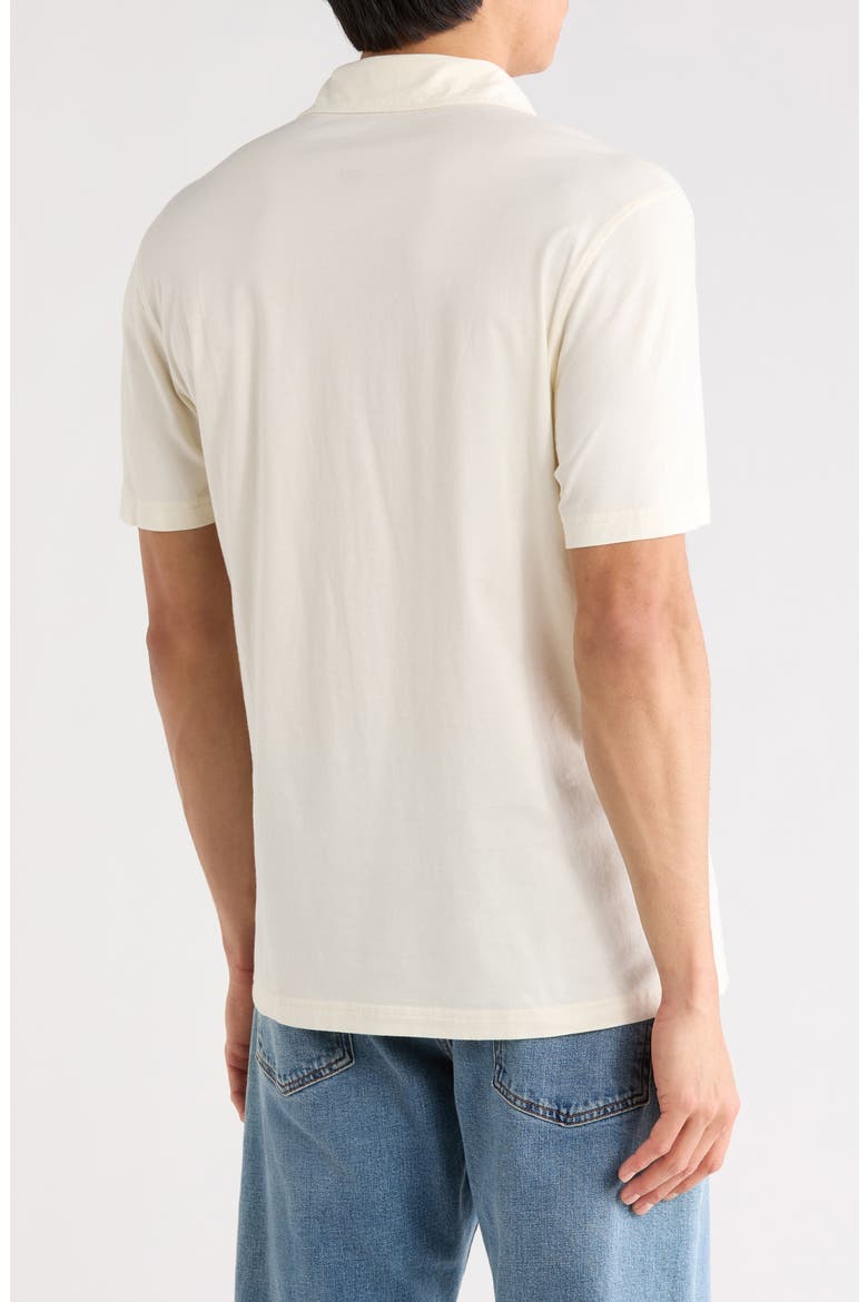 Bryce Short Sleeve Polo, Alternate, color, IVORY DUST