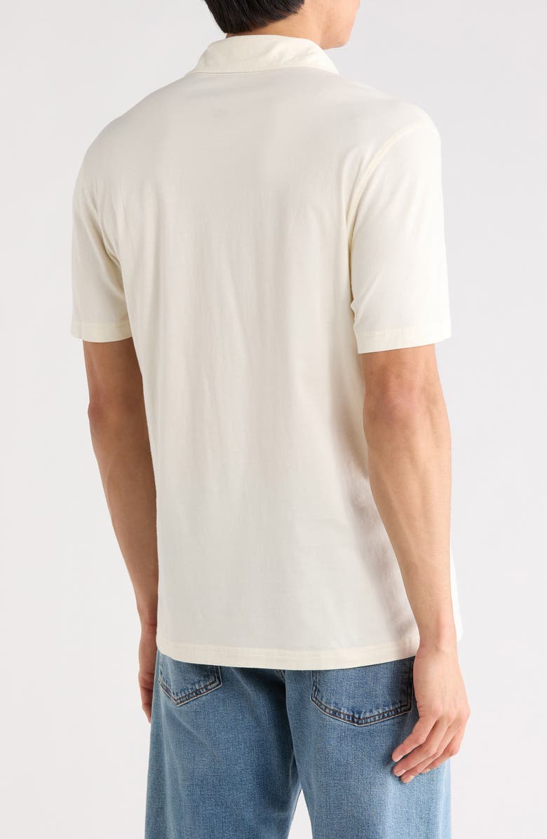 AG Bryce Short Sleeve Polo, Alternate, color, Ivory Dust