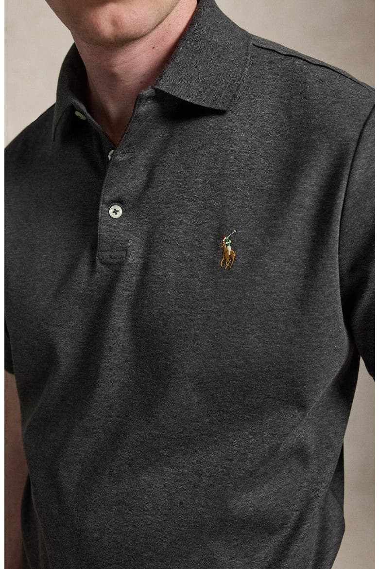 Pima Cotton Polo, Alternate, color, GREY HTR