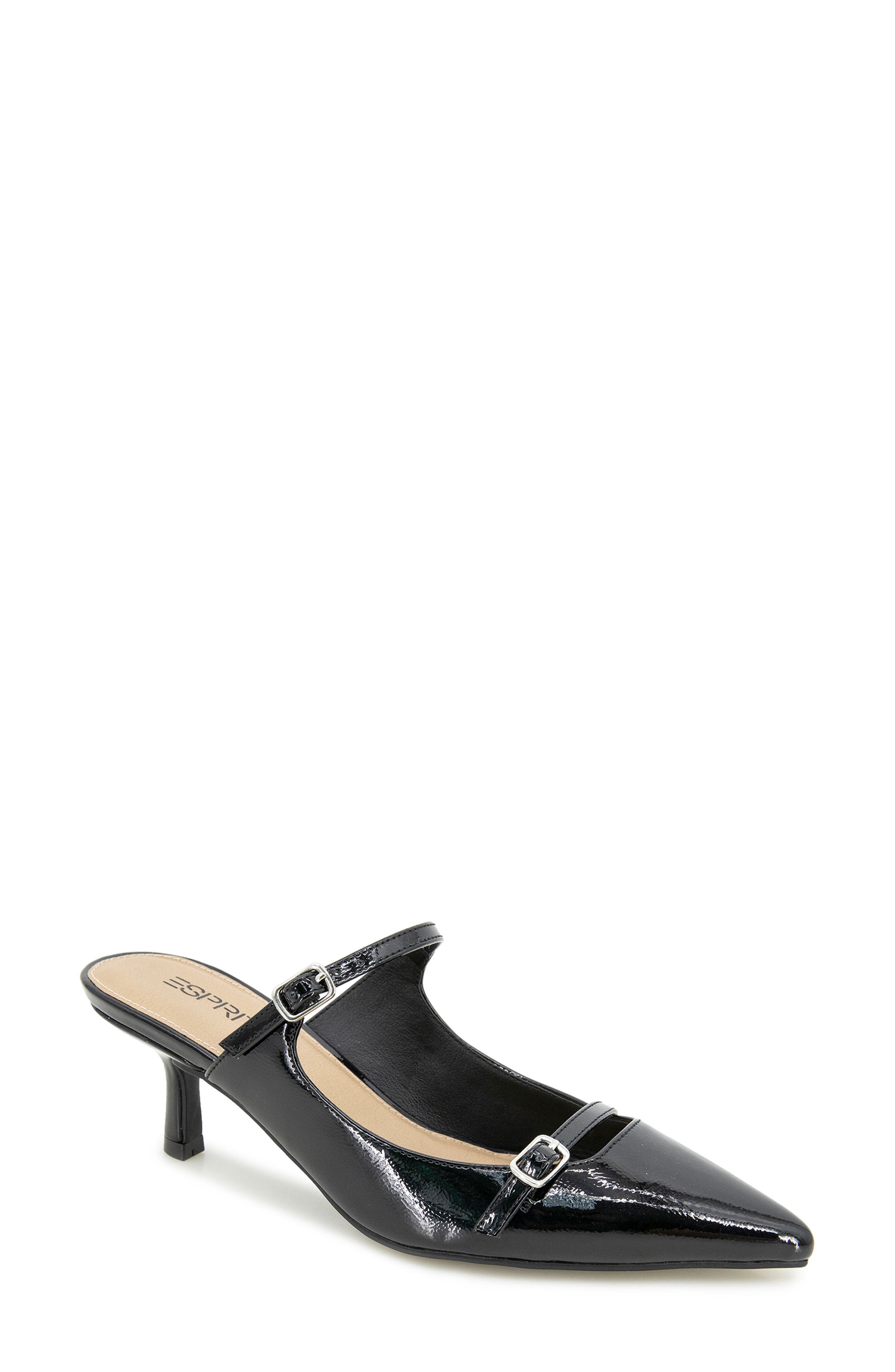 Esprit Frida Double Buckle Mule Pump, Main, color, 