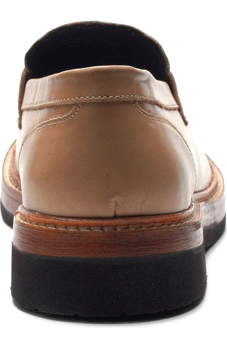 A. Veer Rhodes Penny Loafer, Alternate, color, Sand Leather