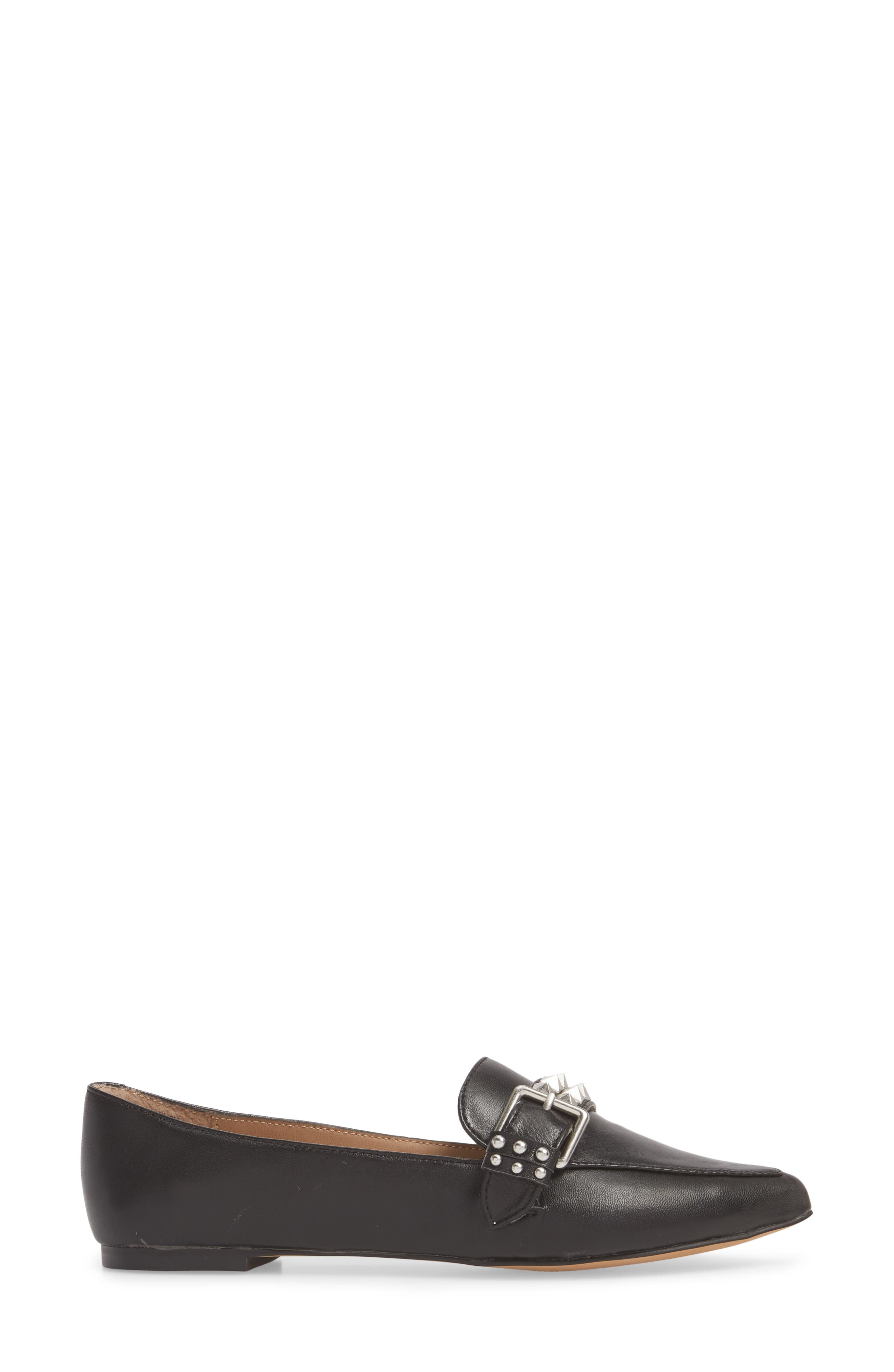 Fire Studded Loafer, Alternate, color, BLACK STUD