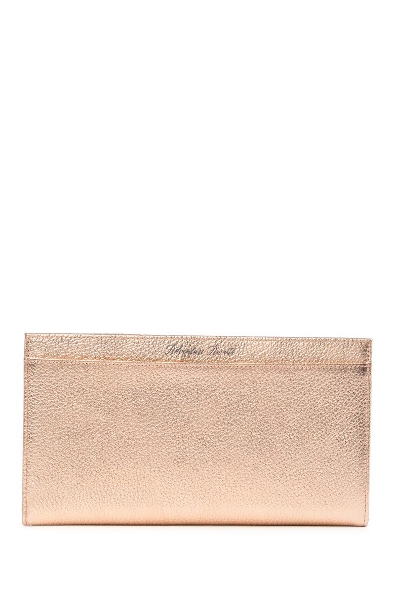 Ted Baker London Kayy Metallic Leather Travel Wallet, Alternate, color, 