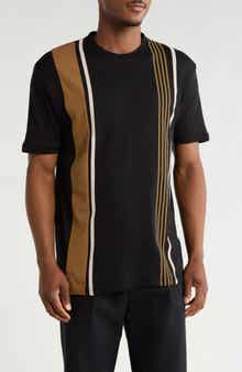 Cactus Man Textured Stripe Short Sleeve T-Shirt