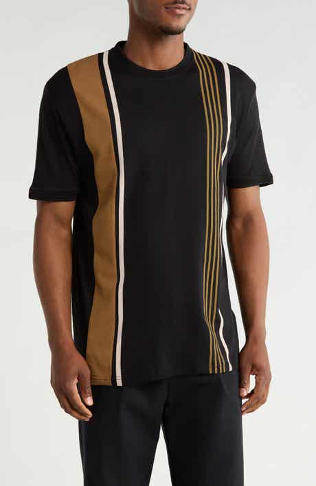 Cactus Man Textured Stripe Short Sleeve T-Shirt