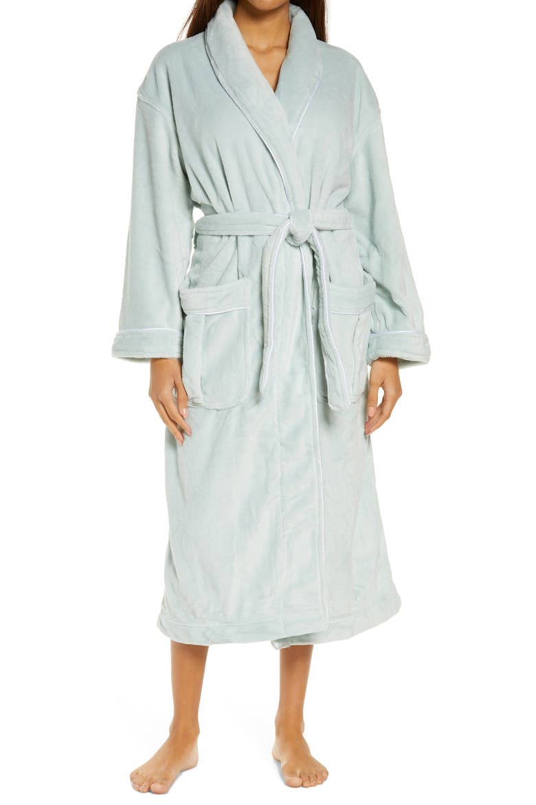 Darlington Women's Fleece Robe, Main, color, SAGE