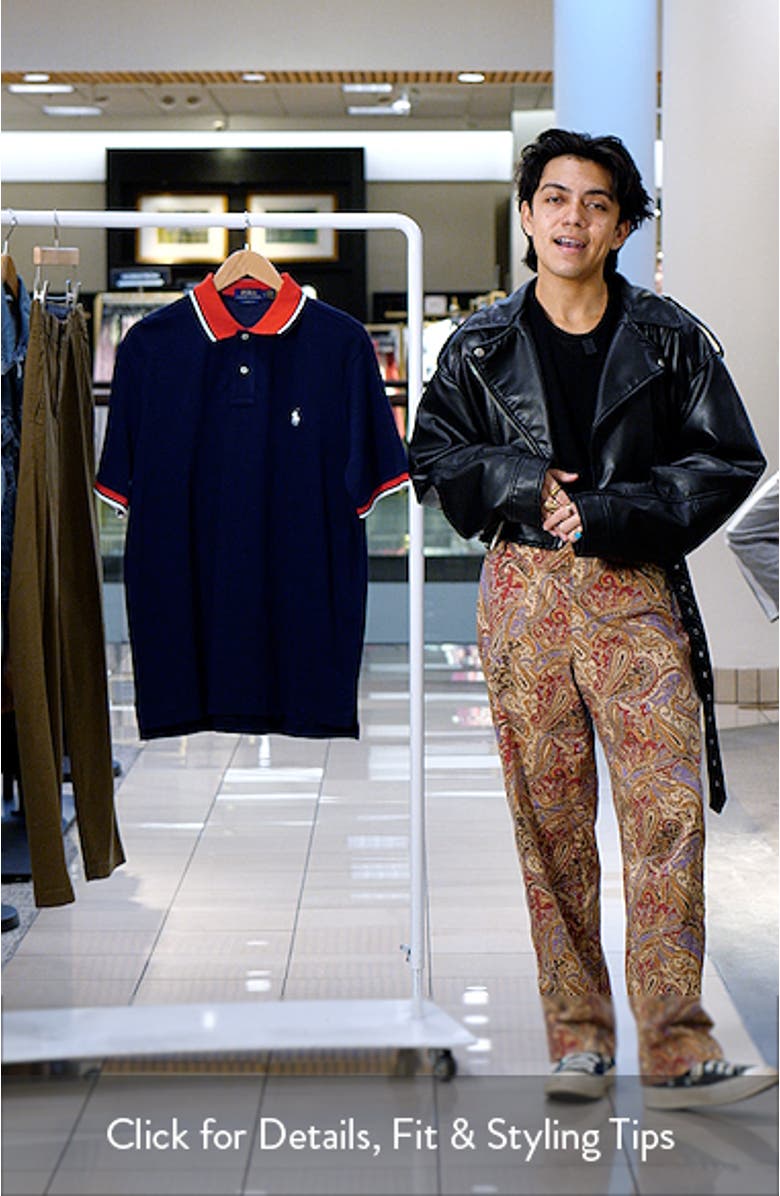 Classic Fit Cotton Mesh Polo, sales video thumbnail