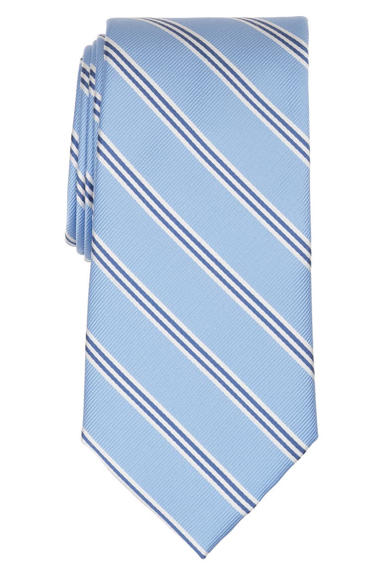 Diagonal Stripe Tie, Main, color, LIGHT BLUE