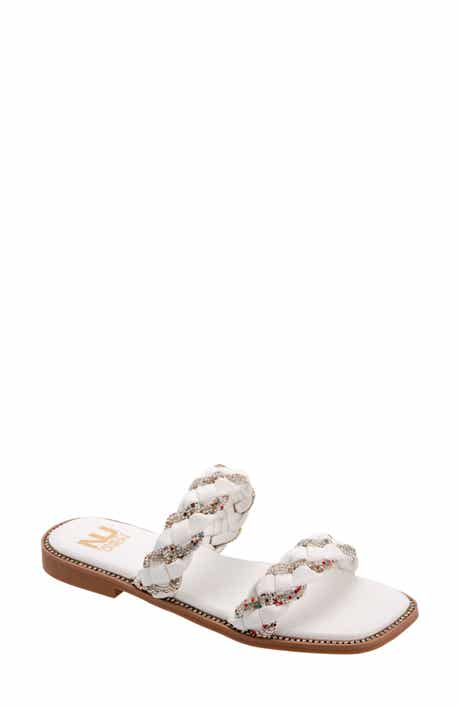 NINETY UNION Sunny Embellished Slide Sandal