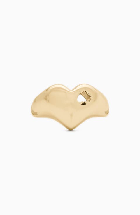 Heart Spade Signet Ring